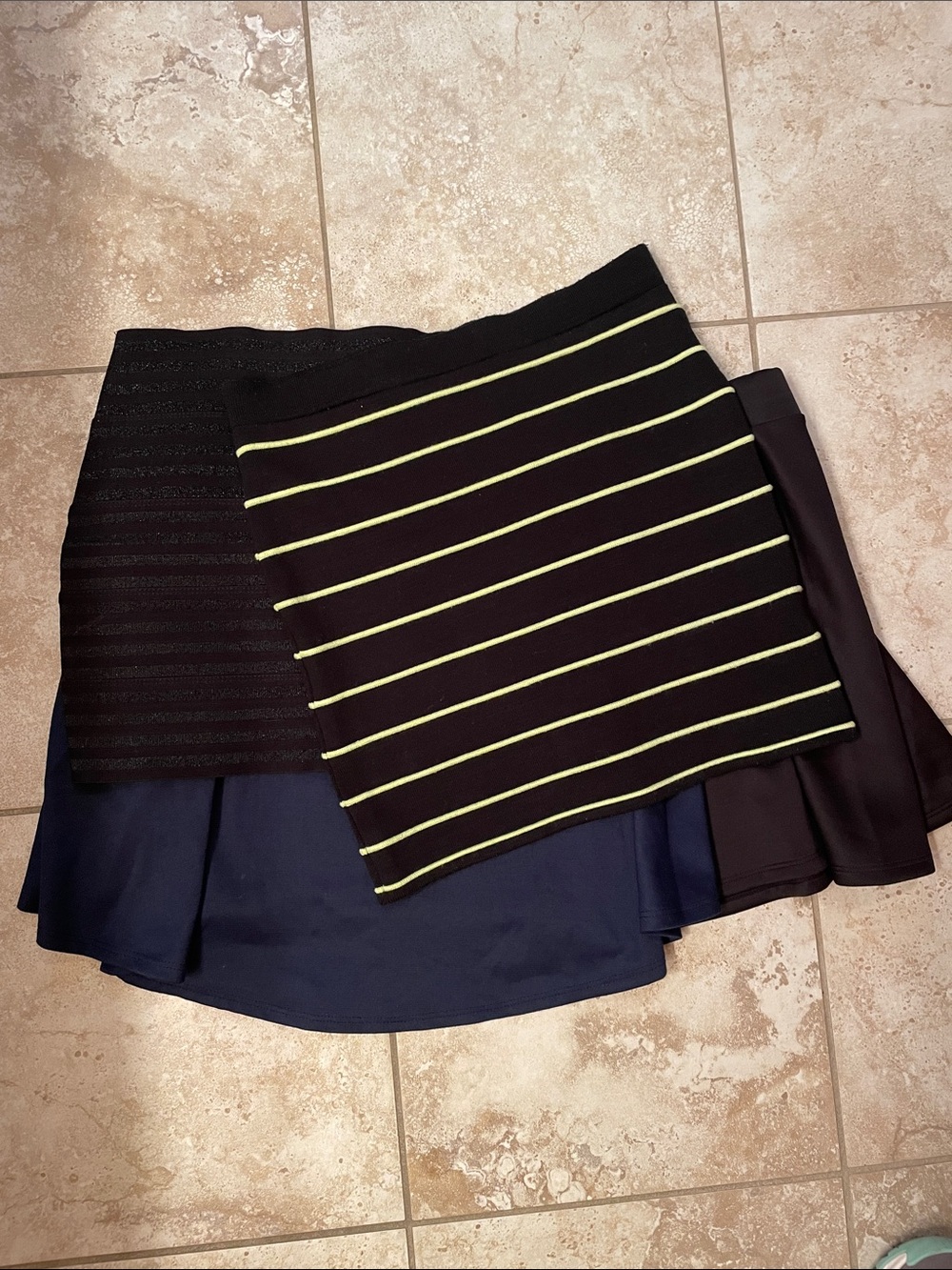 Women's Four Skirt Elastic Waist Bundle Size M